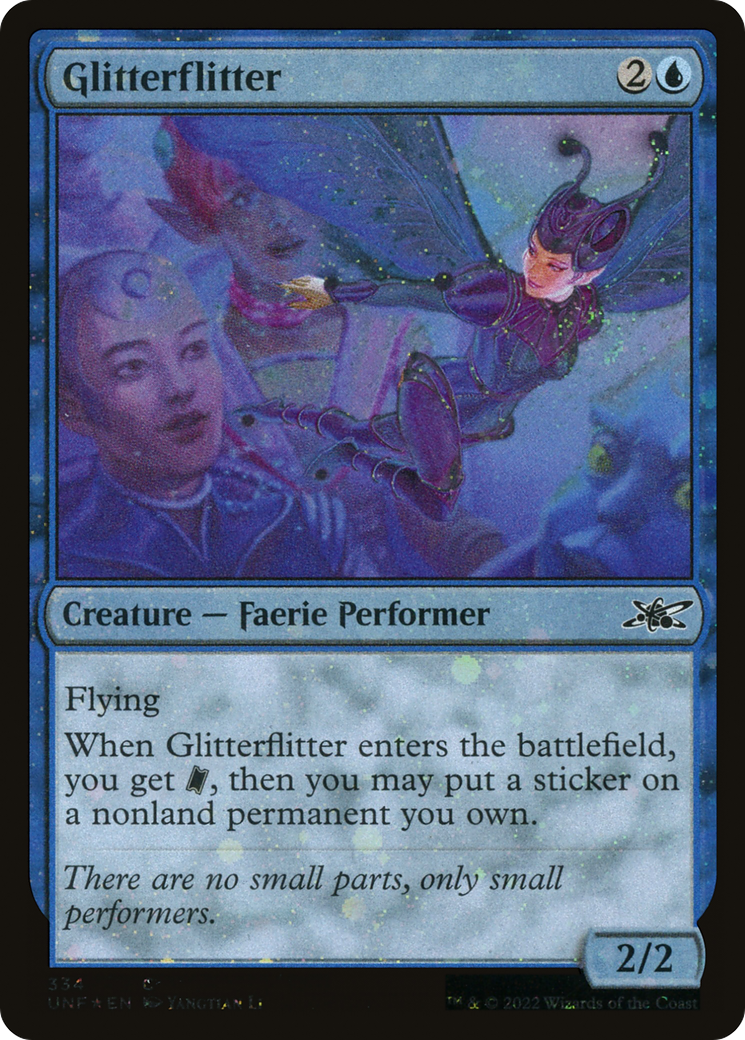 Glitterflitter (Galaxy Foil) (UNF-334) - Unfinity Foil