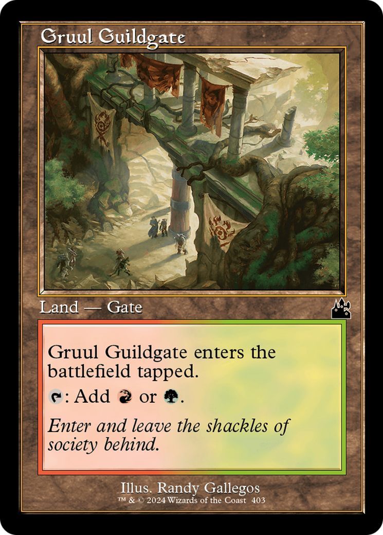 Gruul Guildgate (Retro Frame) (RVR-403) - Ravnica Remastered