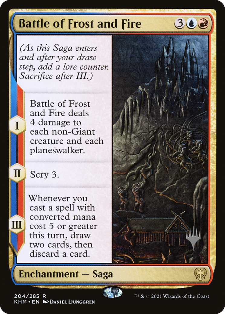 Battle of Frost and Fire (PPKHM-204P) - Kaldheim Promos Foil