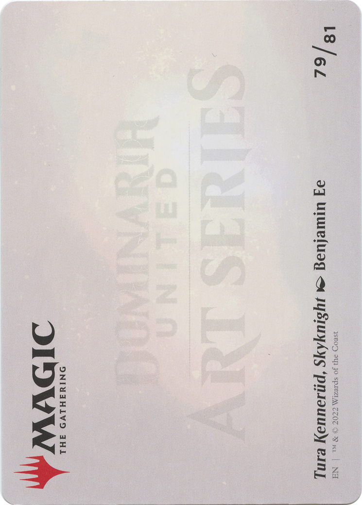 Tura Kennerüd, Skyknight // Tura Kennerüd, Skyknight (ADMU-079) - Dominaria United Art Series (Borderless)