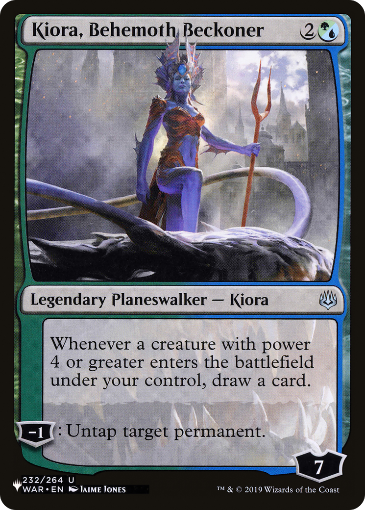 Kiora, Behemoth Beckoner (LIST-232/264) - The List
