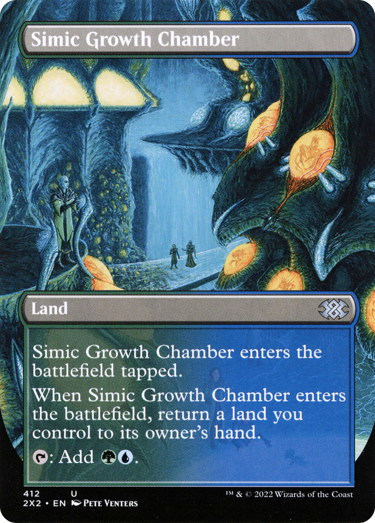 Simic Growth Chamber (Borderless) (2X2-412) - Double Masters 2022 (Borderless) Foil
