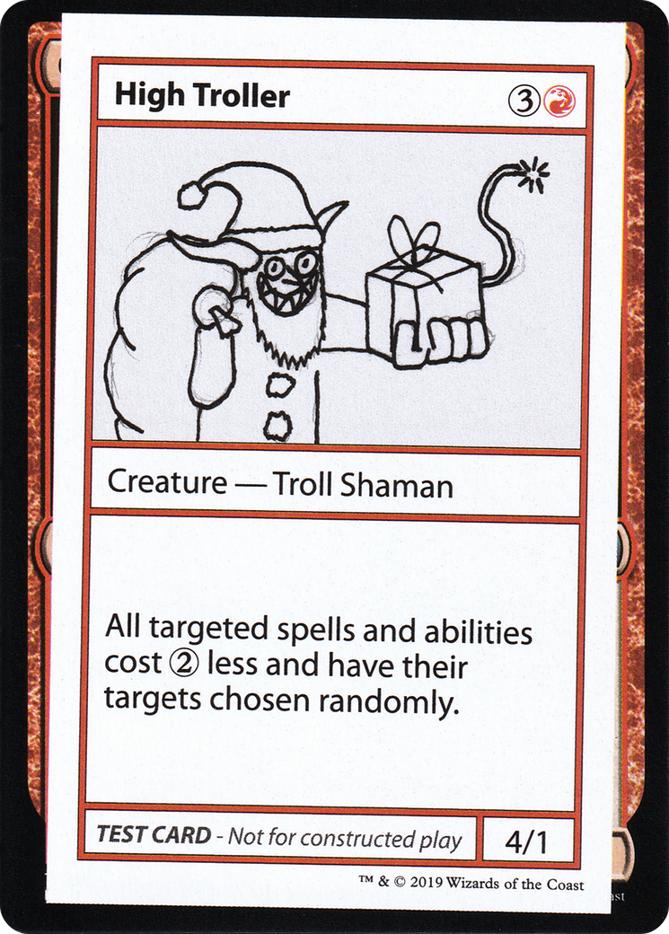 High Troller (No PW Symbol) (CMB1-054) - Mystery Booster Playtest Cards 2021