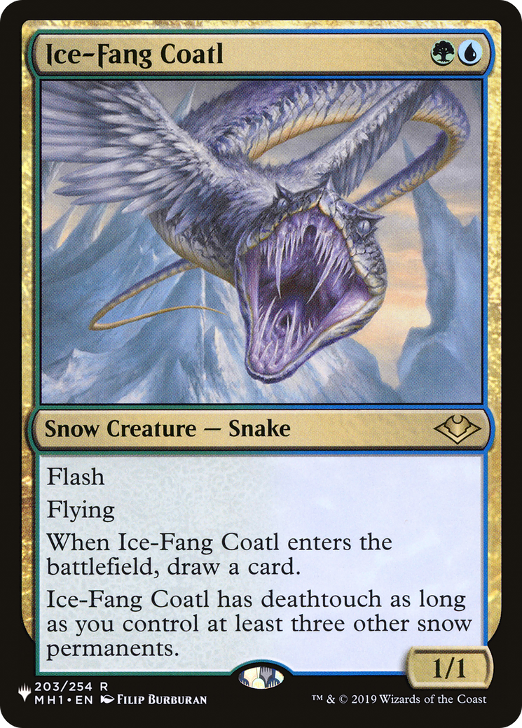 Ice-Fang Coatl (LIST-203/254) - The List