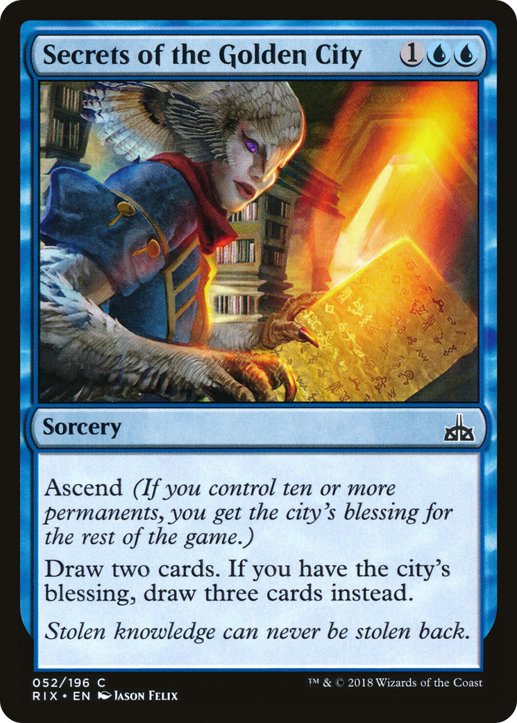 Secrets of the Golden City (RIX-052) - Rivals of Ixalan
