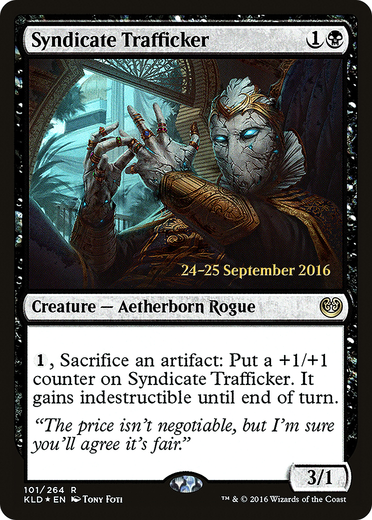 Syndicate Trafficker (PRE-101) - Kaladesh Promos Foil