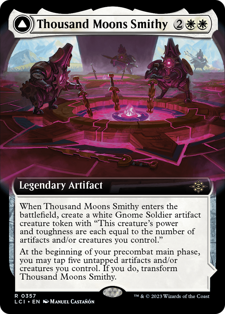 Thousand Moons Smithy (Extended Art) (LCI-357) - The Lost Caverns of Ixalan: (Extended Art) Foil