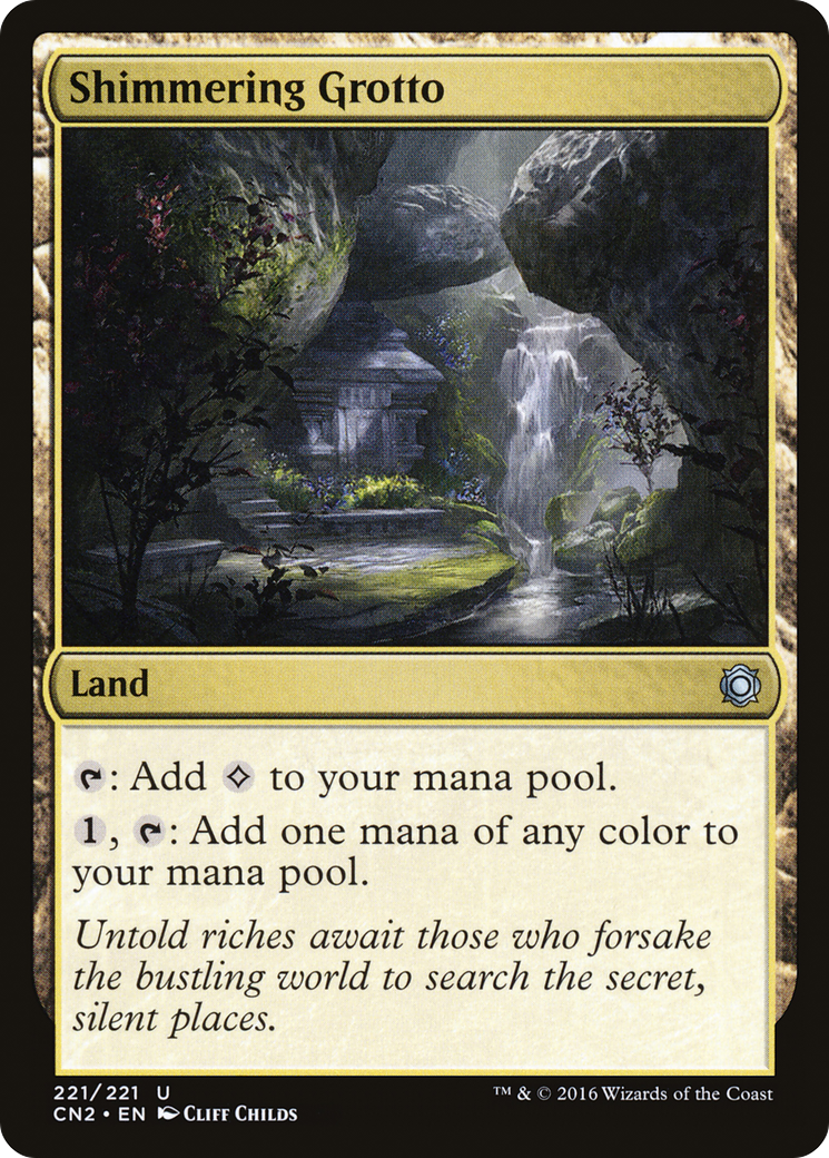 Shimmering Grotto (CN2-221) - Conspiracy: Take the Crown Foil