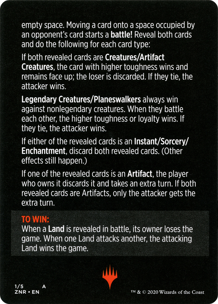 Base Race // Base Race (cont'd) (MZNR-001) - Zendikar Rising Minigames