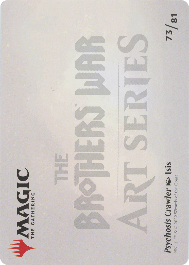 Psychosis Crawler // Psychosis Crawler (ABRO-073) - The Brothers' War Art Series (Borderless) Foil
