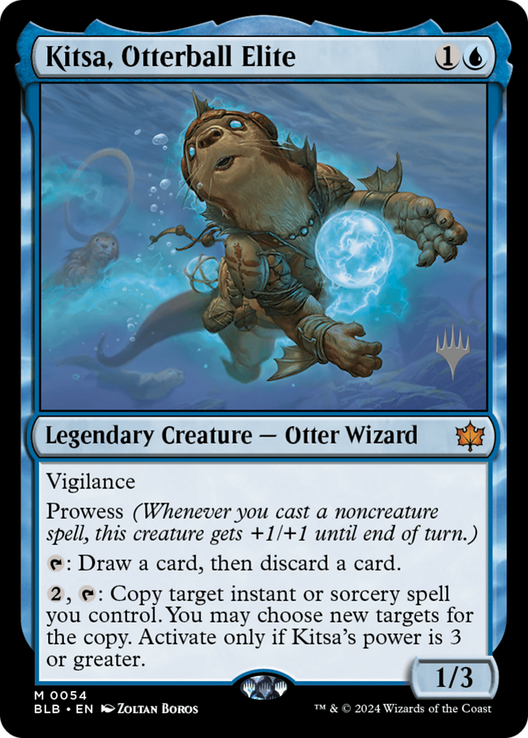 Kitsa, Otterball Elite (PPBLB-054) - Bloomburrow Promos