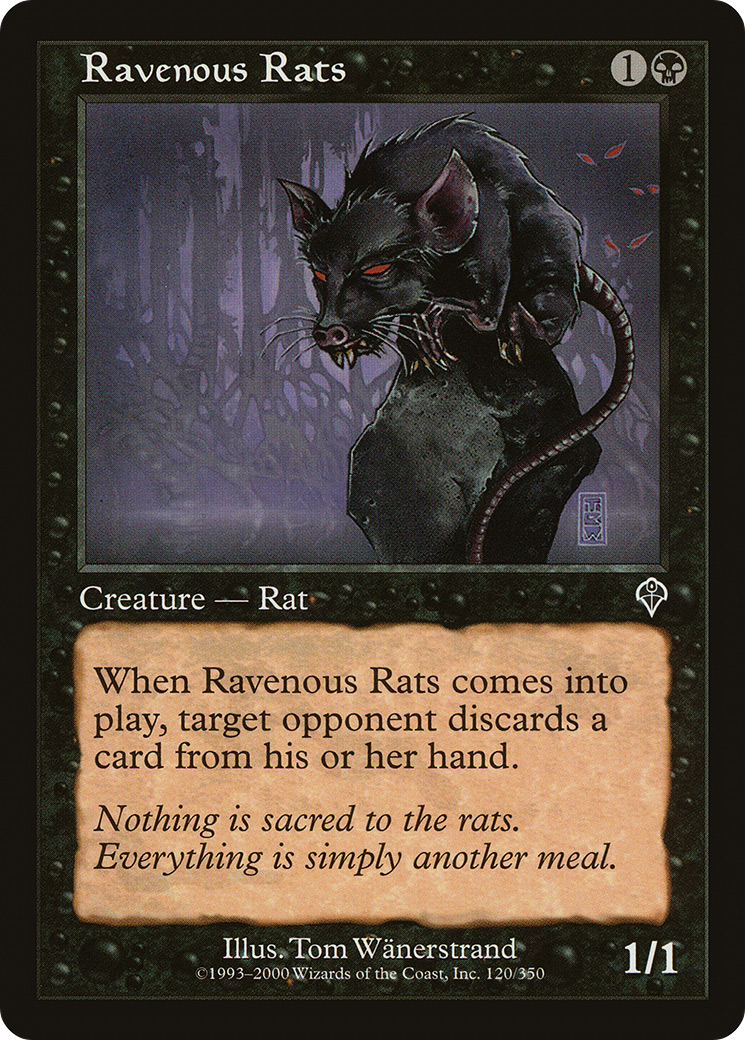Ravenous Rats (INV-120) - Invasion Foil