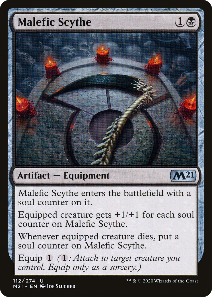 Malefic Scythe (M21-112) - Core Set 2021