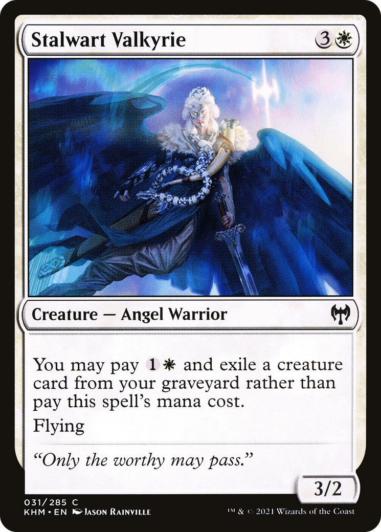 Stalwart Valkyrie (KHM-031) - Kaldheim Foil