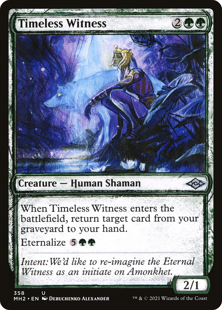 Timeless Witness (Showcase) (MH2-358) - Modern Horizons 2: (Showcase) Foil