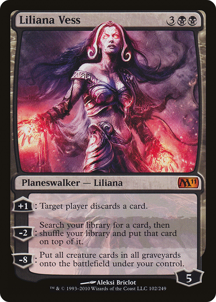 Liliana Vess (M11-102) - Magic 2011 Foil
