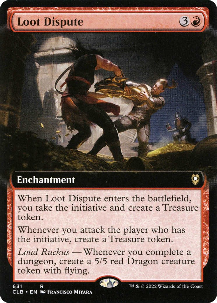 Loot Dispute (Extended Art) (CLB-631) - Commander Legends: Battle for Baldur's Gate: (Extended Art)