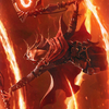 Magmatic Channeler // Magmatic Channeler (AZNR-065) - Zendikar Rising Art Series (Borderless) Foil