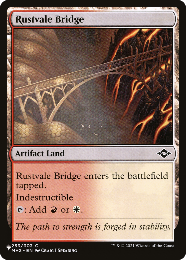 Rustvale Bridge (LIST-253/303) - The List