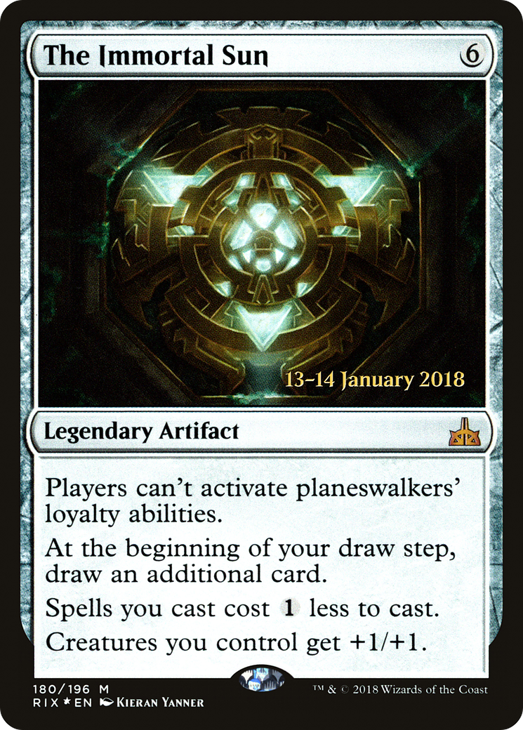 The Immortal Sun (PRE-180) - Rivals of Ixalan Promos Foil