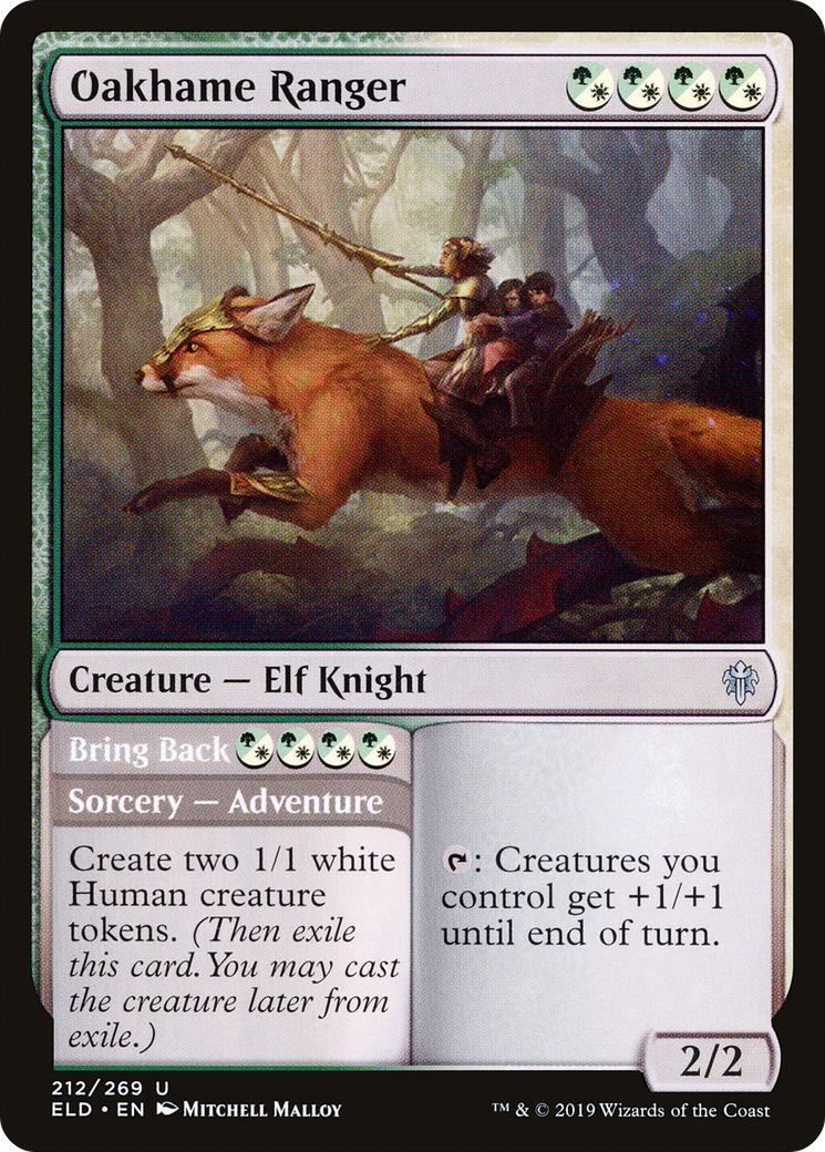 Oakhame Ranger (ELD-212) - Throne of Eldraine