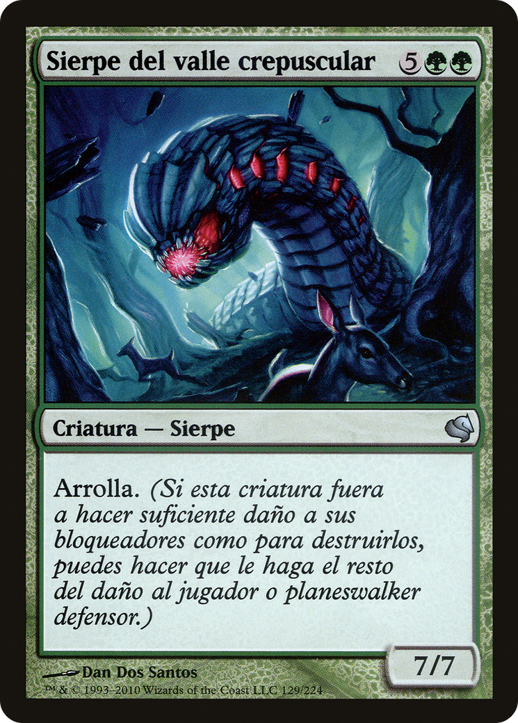 Duskdale Wurm (Spanish) - "Sierpe del valle crepuscular" (PS11-129) - Salvat 2011