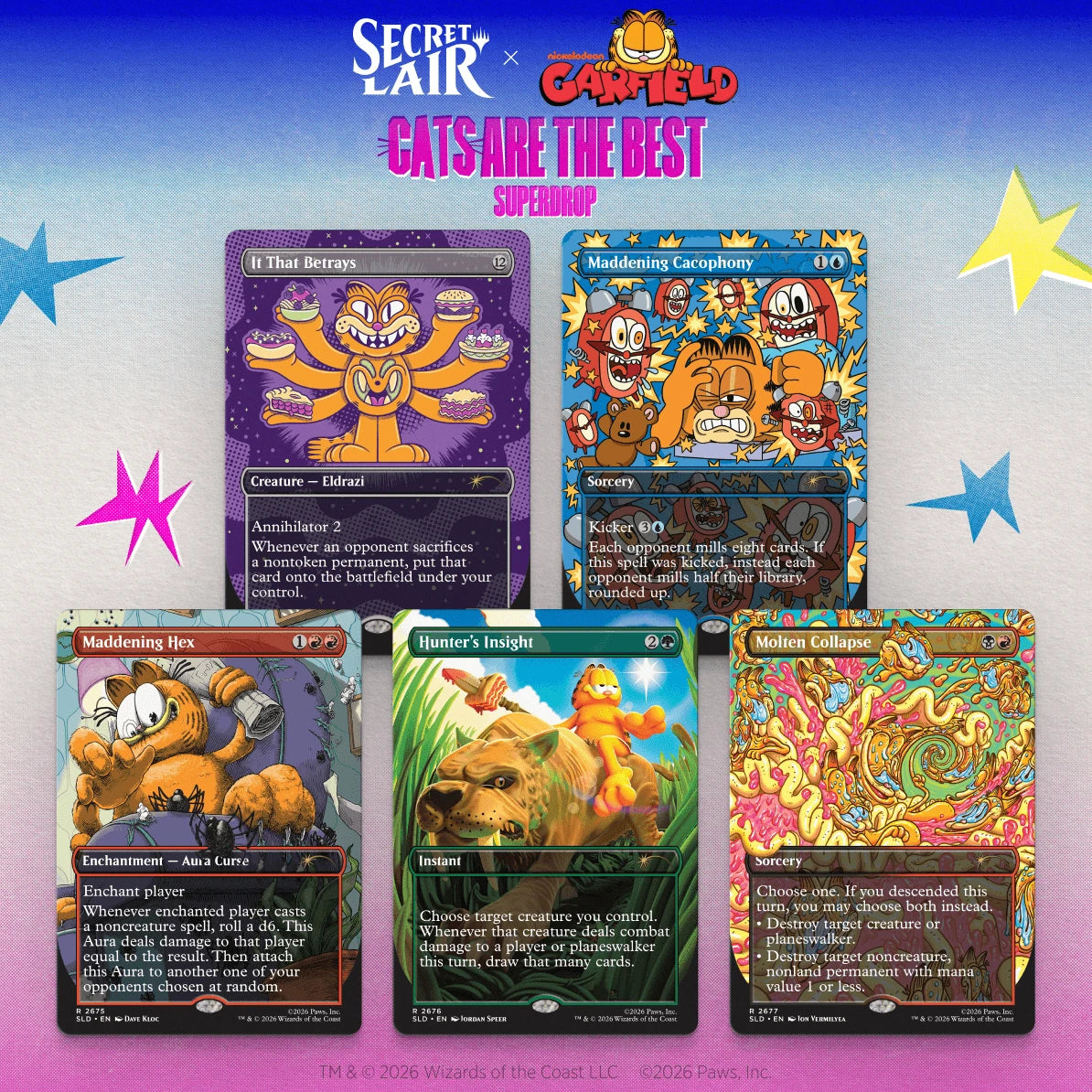 Secret Lair Drop: Secret Lair x Garfield: Our Only Thought is to Entertain You Non-Foil Edition