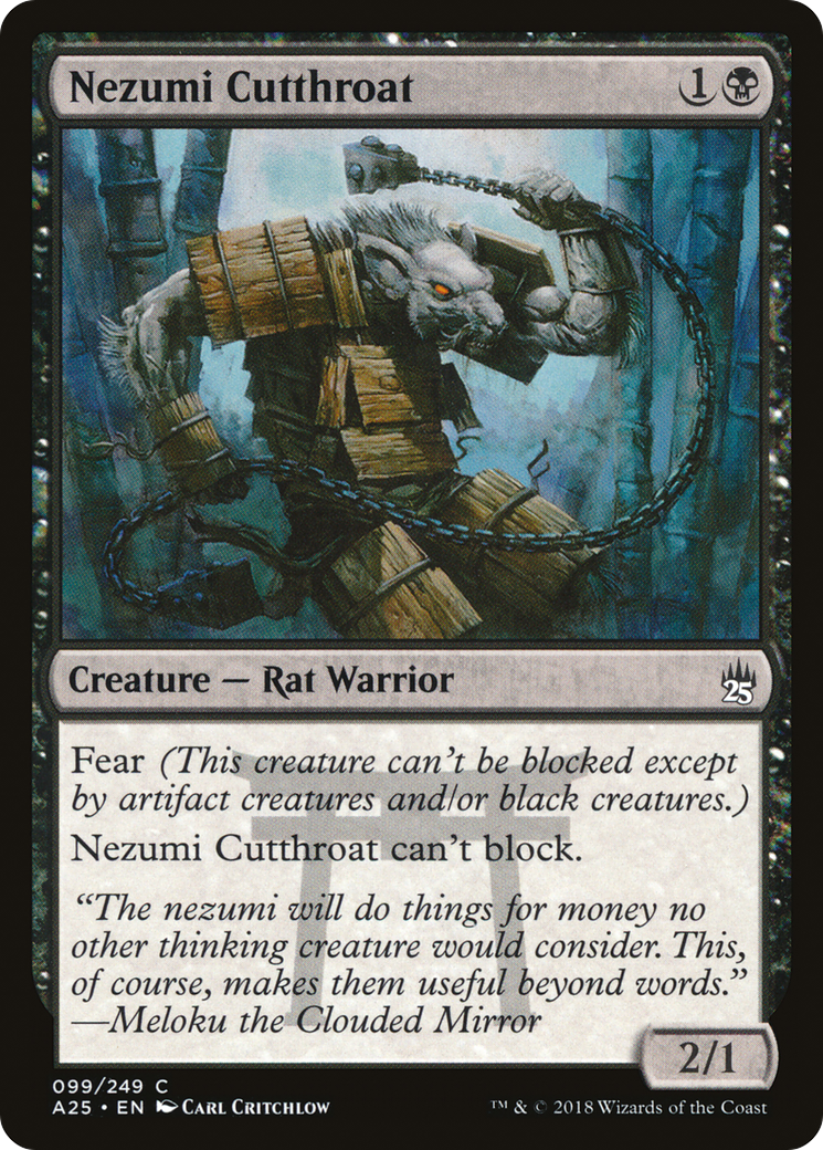 Nezumi Cutthroat (A25-099) - Masters 25