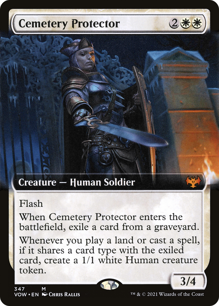 Cemetery Protector (Extended Art) (VOW-347) - Innistrad: Crimson Vow: (Extended Art) Foil