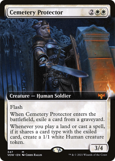 Cemetery Protector (Extended Art) (VOW-347) - Innistrad: Crimson Vow: (Extended Art)