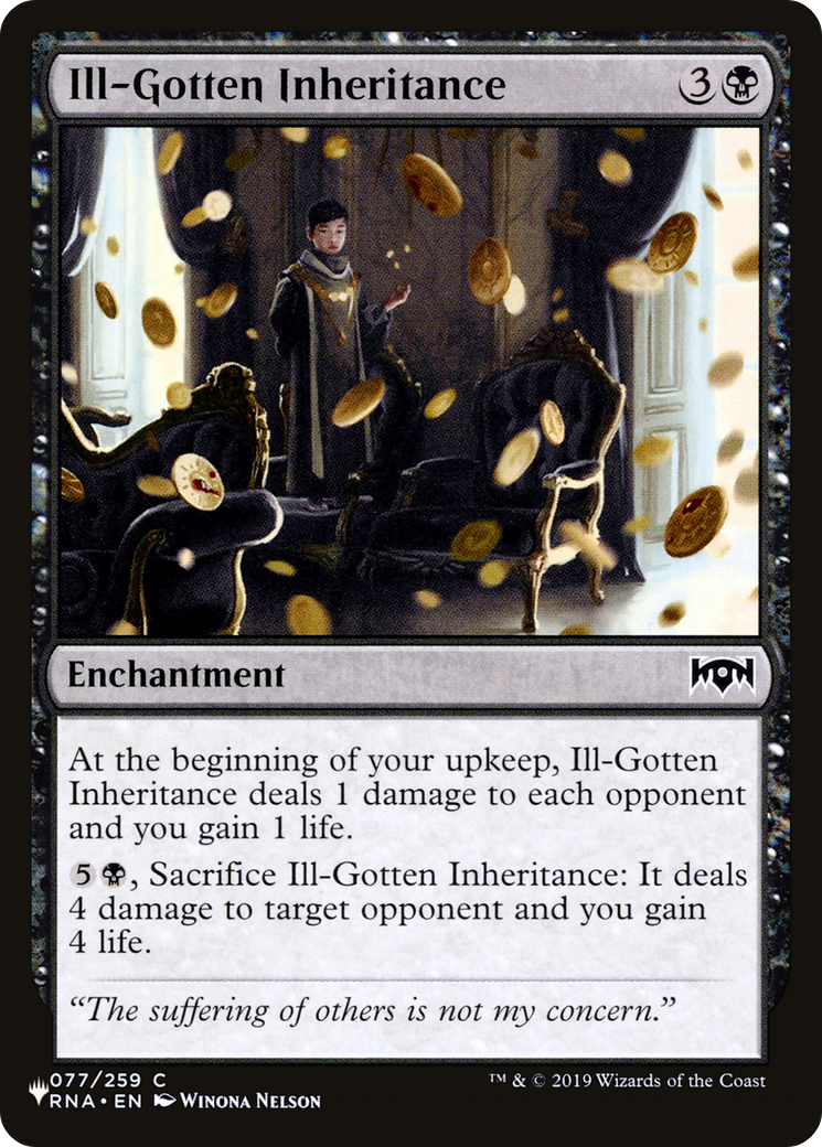 Ill-Gotten Inheritance (LIST-077/259) - The List