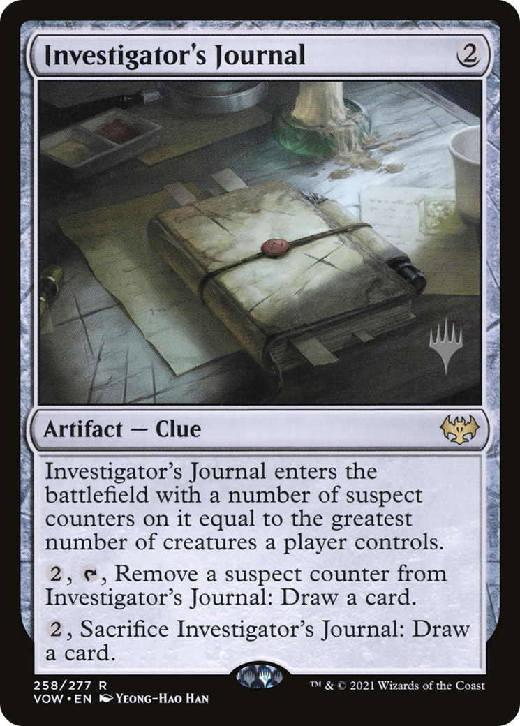 Investigator's Journal (PPNEO-) - Innistrad: Crimson Vow Promos