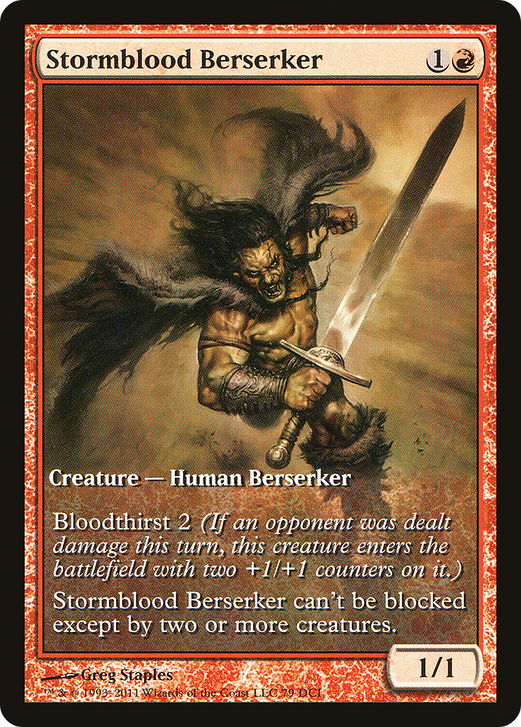 Stormblood Berserker (GAME-156) - DCI Promos