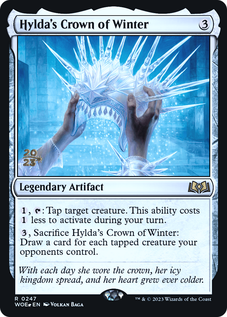 Hylda's Crown of Winter (PRE-247) - Wilds of Eldraine Promos Foil
