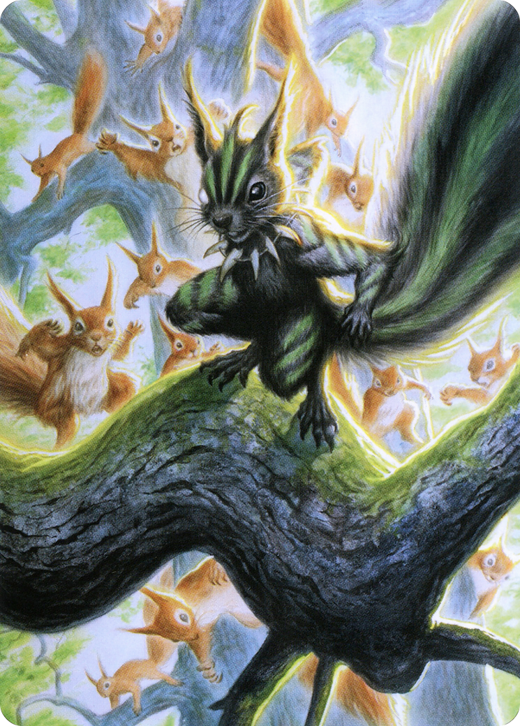 Chatterfang, Squirrel General // Chatterfang, Squirrel General (AMH2-067) - Modern Horizons 2 Art Series (Borderless)