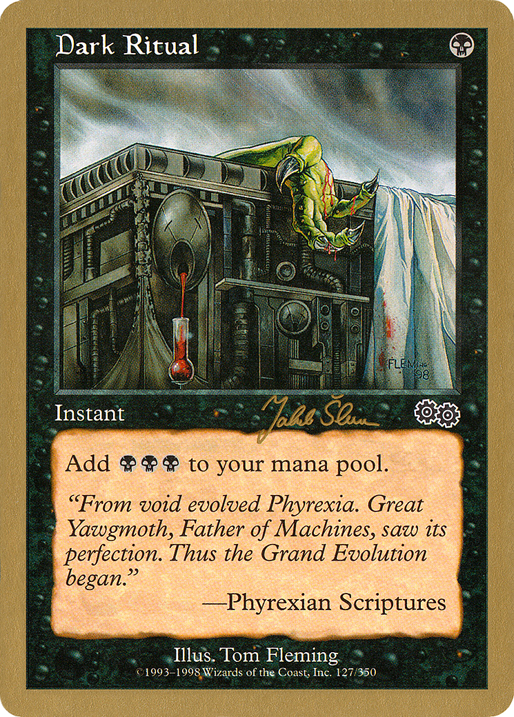 Dark Ritual - 1999 Jakub Slemr (USG) (WCD-) - World Championship Decks 1999