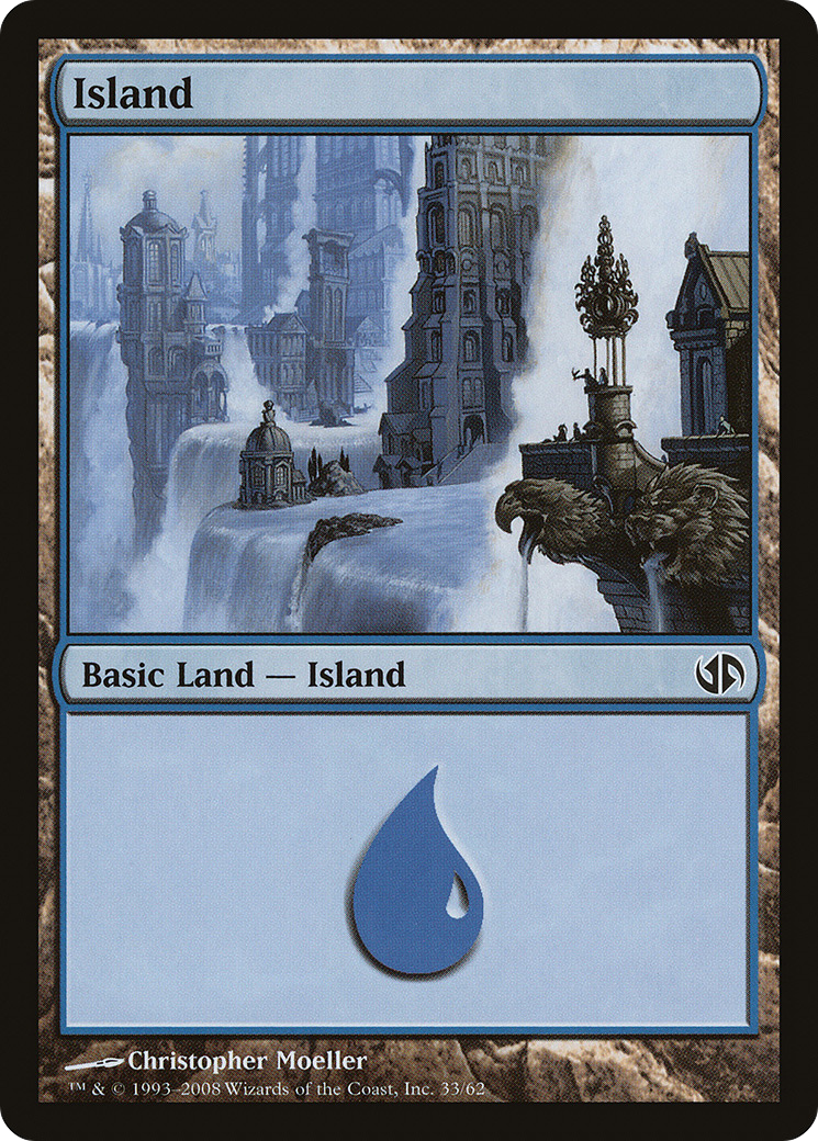 Island (33) (DD2-033) - Duel Decks: Jace vs. Chandra
