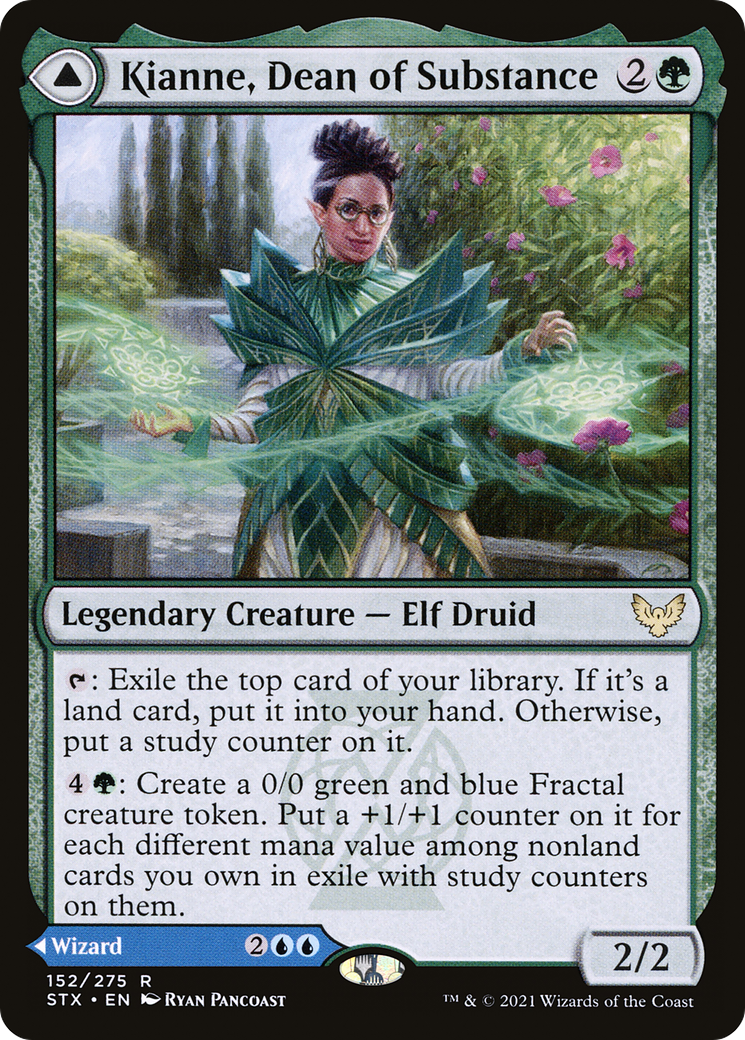 Kianne, Dean of Substance (STX-152) - Strixhaven: School of Mages Foil