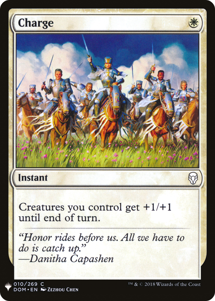 Charge (LIST-DOM-10) - The List