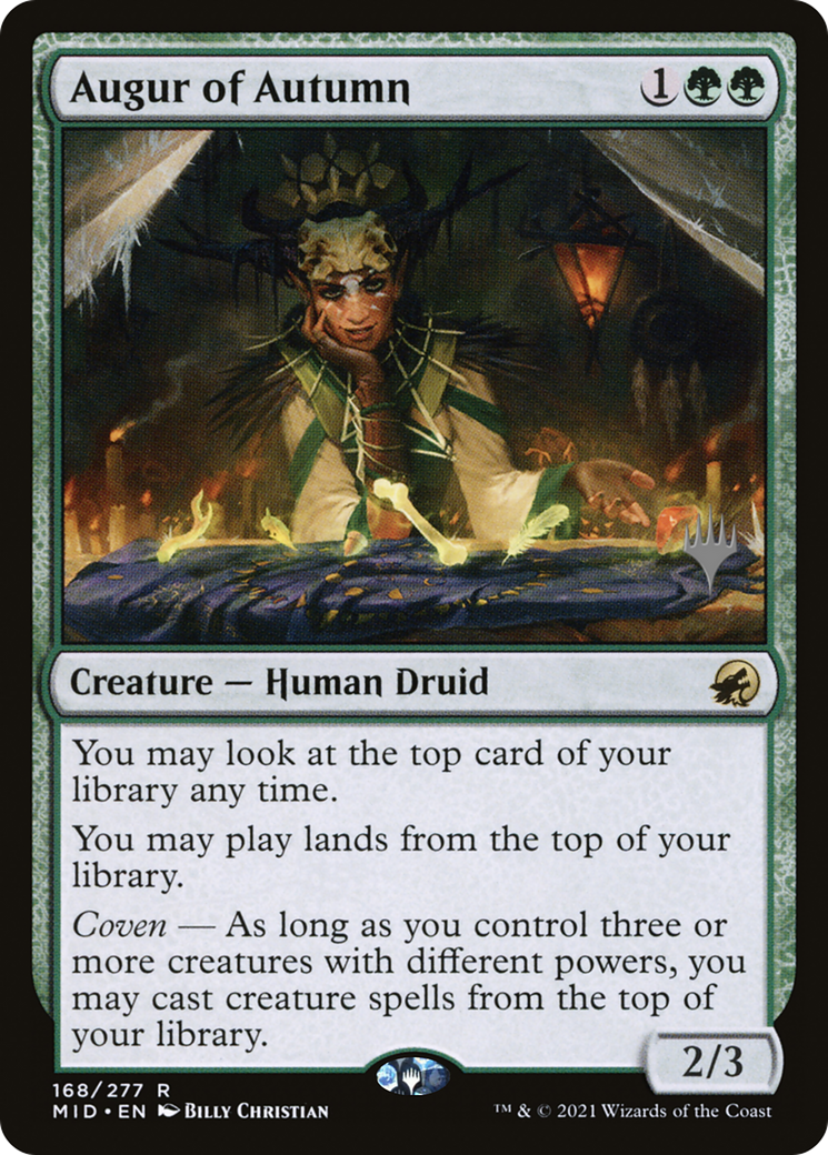 Augur of Autumn (PPMID-168) - Innistrad: Midnight Hunt Promos Foil