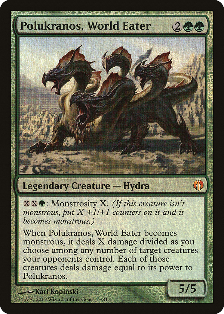 Polukranos, World Eater (DDL-043) - Duel Decks: Heroes vs. Monsters Foil
