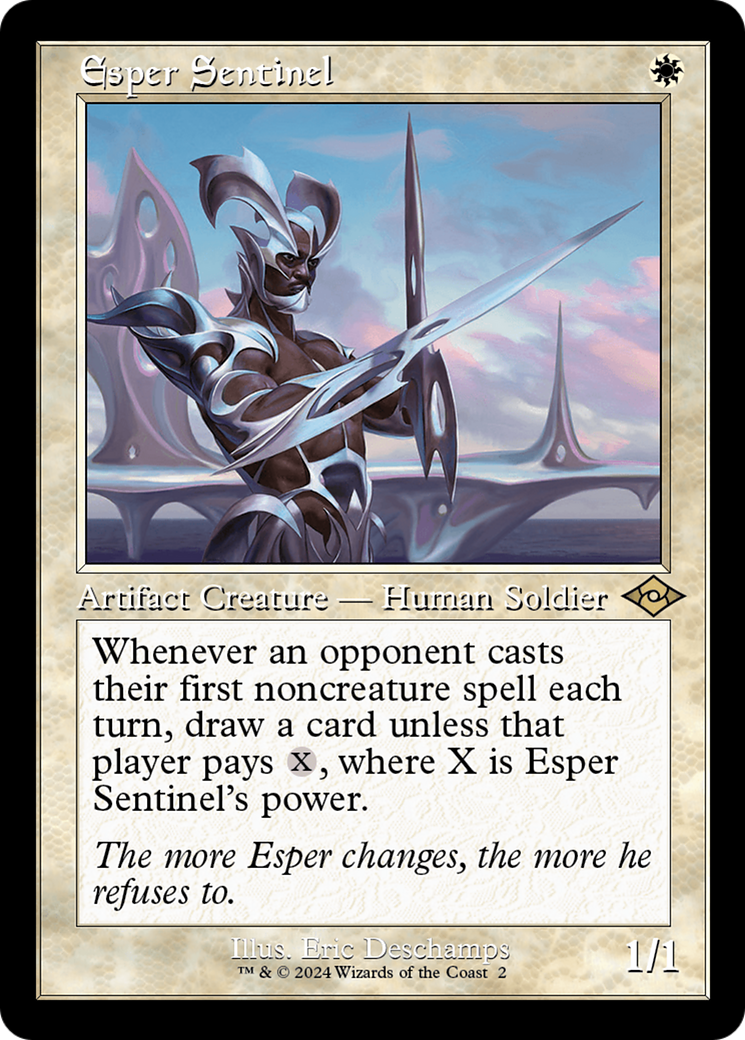 Esper Sentinel (Retro Frame) (MH2-002) - Modern Horizons 2 Timeshifts Foil