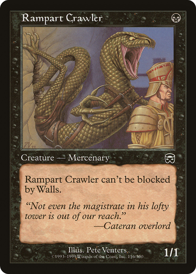 Rampart Crawler (MMQ-156) - Mercadian Masques