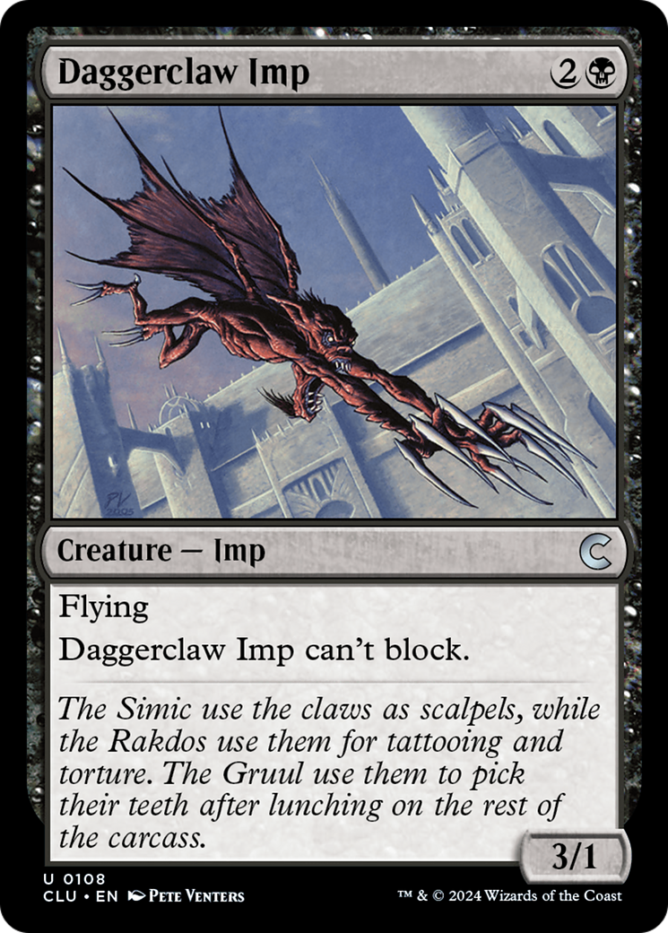 Daggerclaw Imp (CLU-108) - Ravnica: Clue Edition