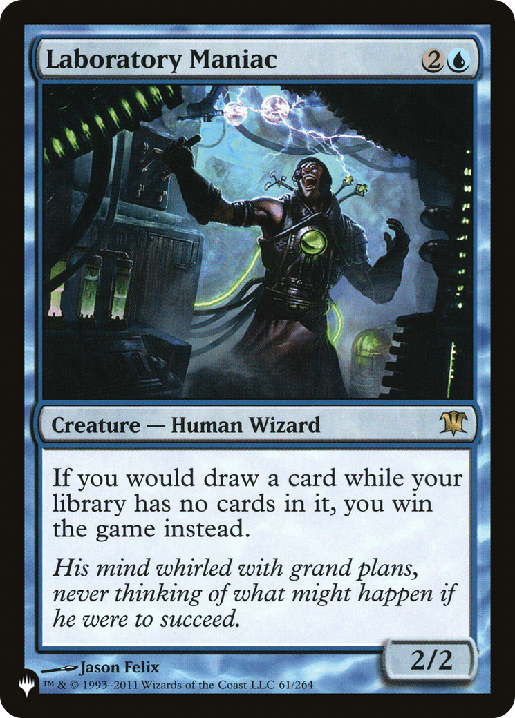 Laboratory Maniac (ISD) (LIST-61/264) - The List