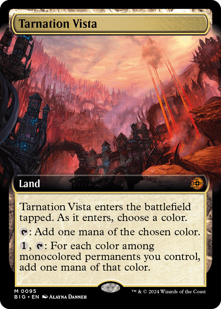 Tarnation Vista (Extended Art) (BIG-095) - The Big Score: (Extended Art) Foil