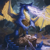 Blue Dragon // Blue Dragon (AAFR-073) - Adventures in the Forgotten Realms Art Series (Borderless)