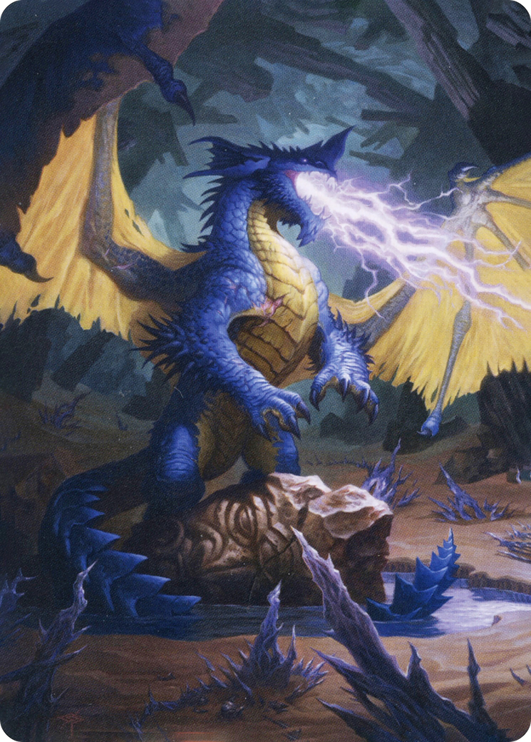 Blue Dragon // Blue Dragon (AAFR-073) - Adventures in the Forgotten Realms Art Series (Borderless)
