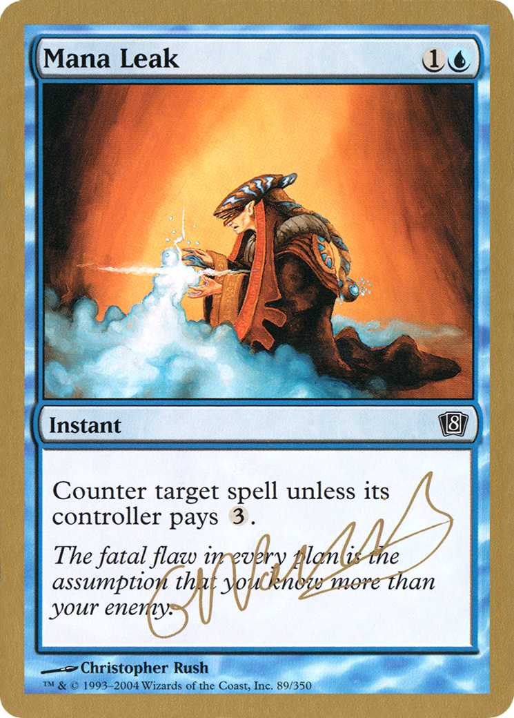 Mana Leak - 2004 Gabriel Nassif (8ED) (WCD-) - World Championship Decks 2004