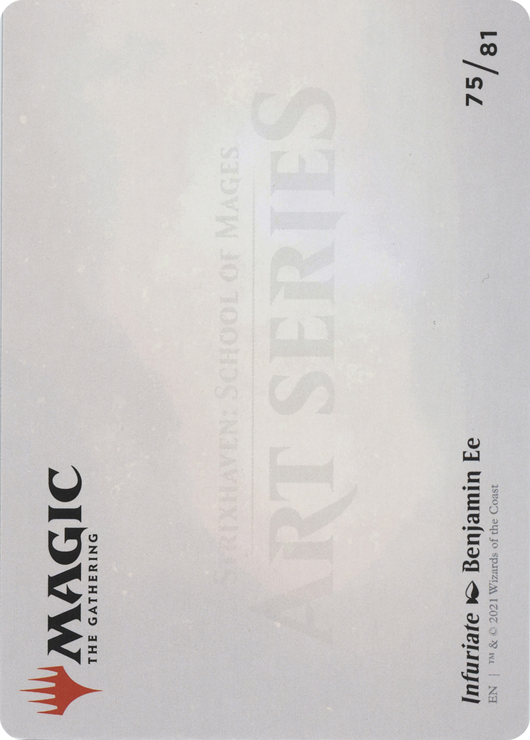 Infuriate // Infuriate (ASTX-075) - Strixhaven Art Series (Borderless)